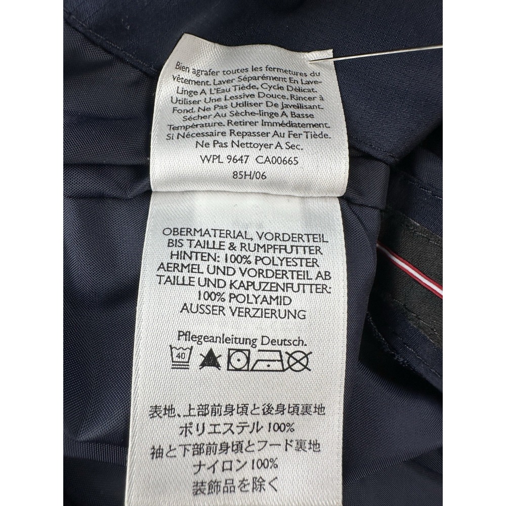 Eddie Bauer WeatherEdge Jacket Women's Medium Navy Blue Waterproof Hooded - Picture 8 of 16